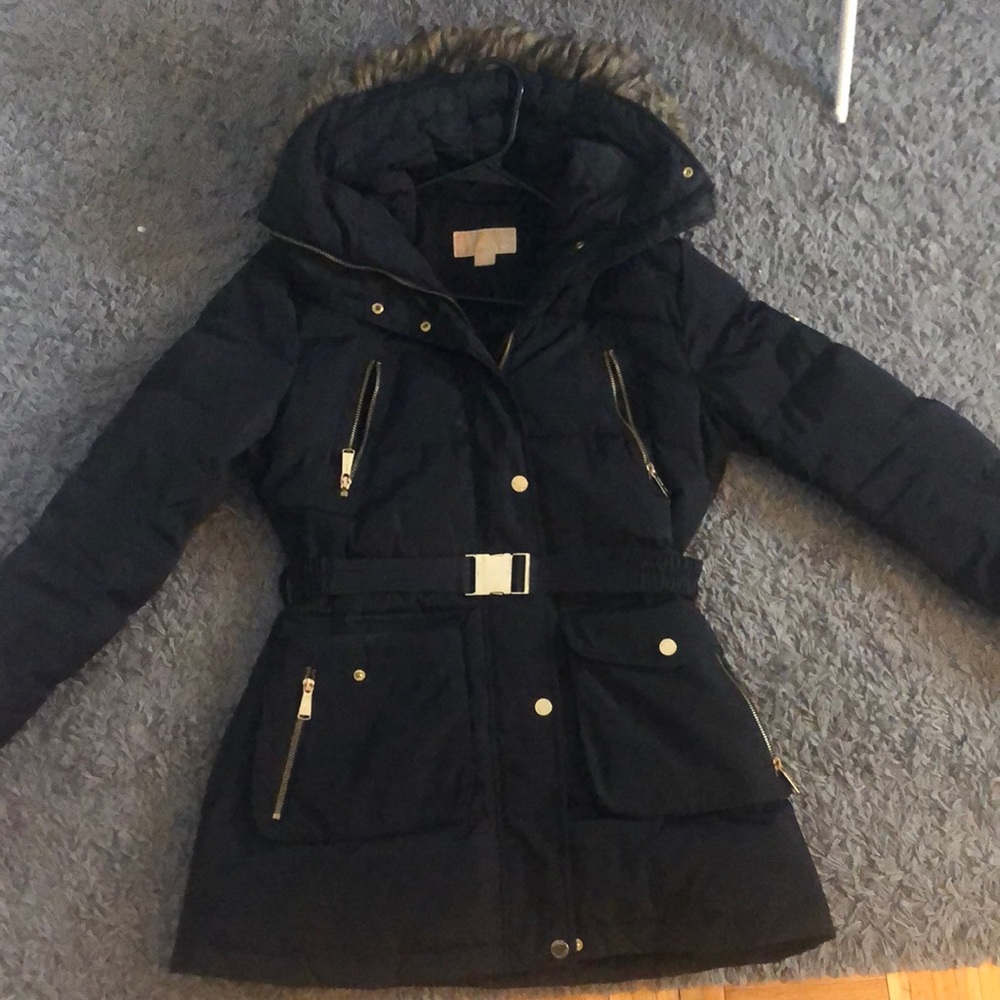 Michael Kors Black Coat Used Condition